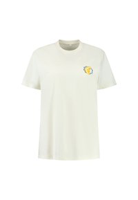 NOA - T-shirt med print - jet stream white