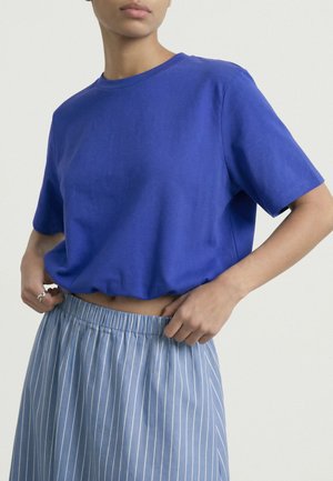 HYPEDROP, Cropped HDPERLA SS BALLOON - T-shirts basic - dazzling blue