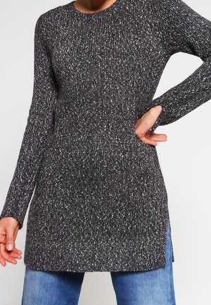 Pullover - mottled dark grey