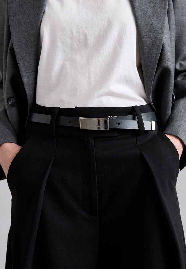 PLAQUE BELT - Belt - dark chambray