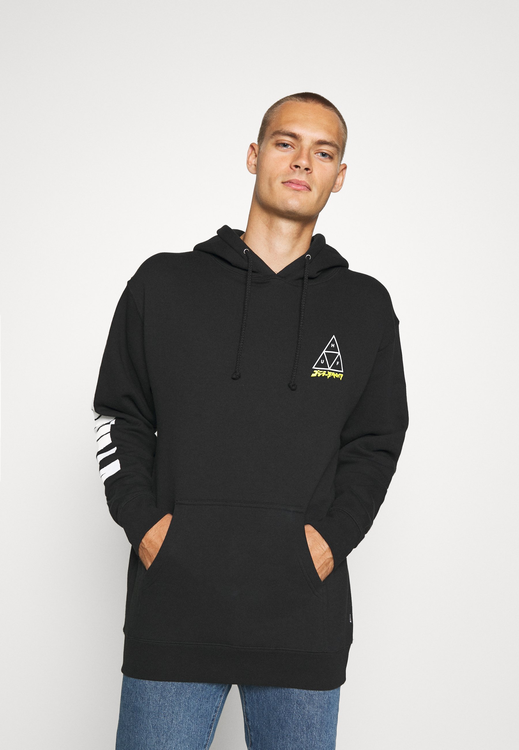 HUF GODZILLA HOODIE Hoodie blacksvart Zalando.no Billabong BACK IN TOWN Vinterjakke blacksvart Zalando.no
