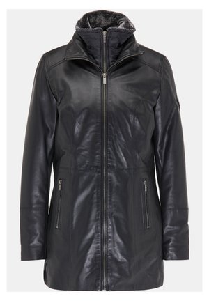 Leren jas - black