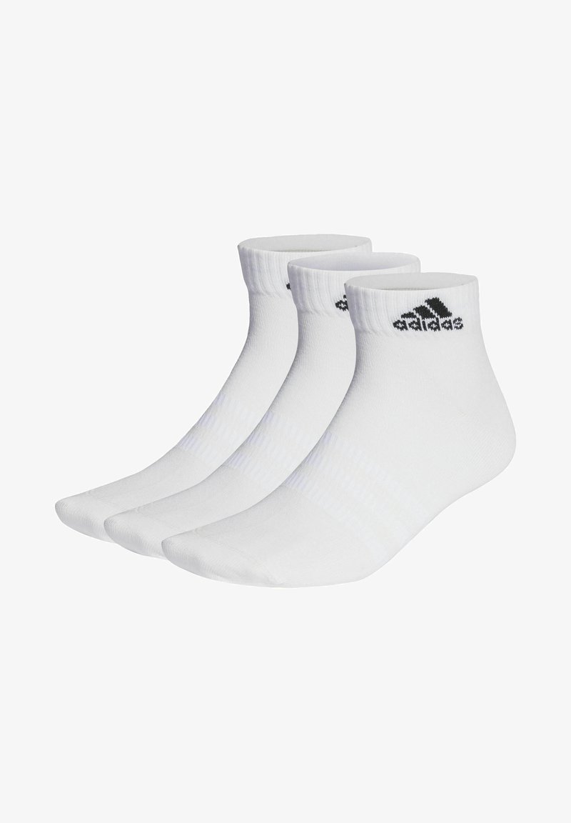 adidas Performance THIN AND LIGHT 3 PACK - Sports socks - white/black