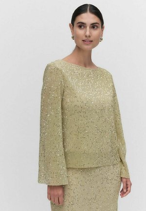 Cadenza sequin top - Bluse - gold