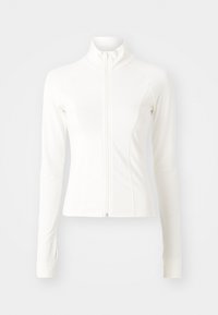 Gina Tricot SOFT TOUCH ZIP JACKET Giacca sportiva tofu/avorio