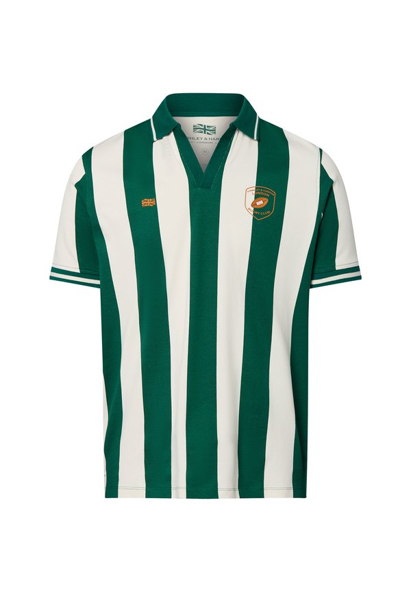 HECTOR - Poloshirt - tanne weiß