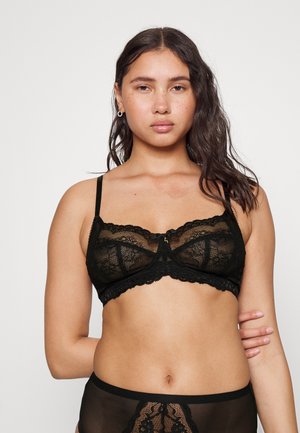 SUPERBOOST NON PADDED NON WIRED BRA - Triangle bra - black