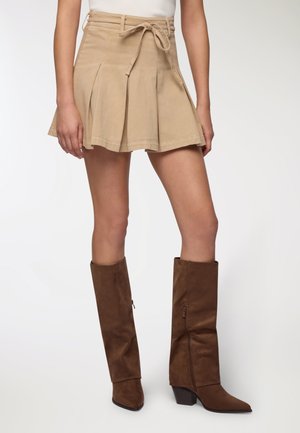 Terranova Gonna a pieghe - beige