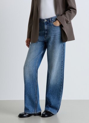 Calliope, JEAN APPLICAZIONI - Jeans baggy - blu denim medio