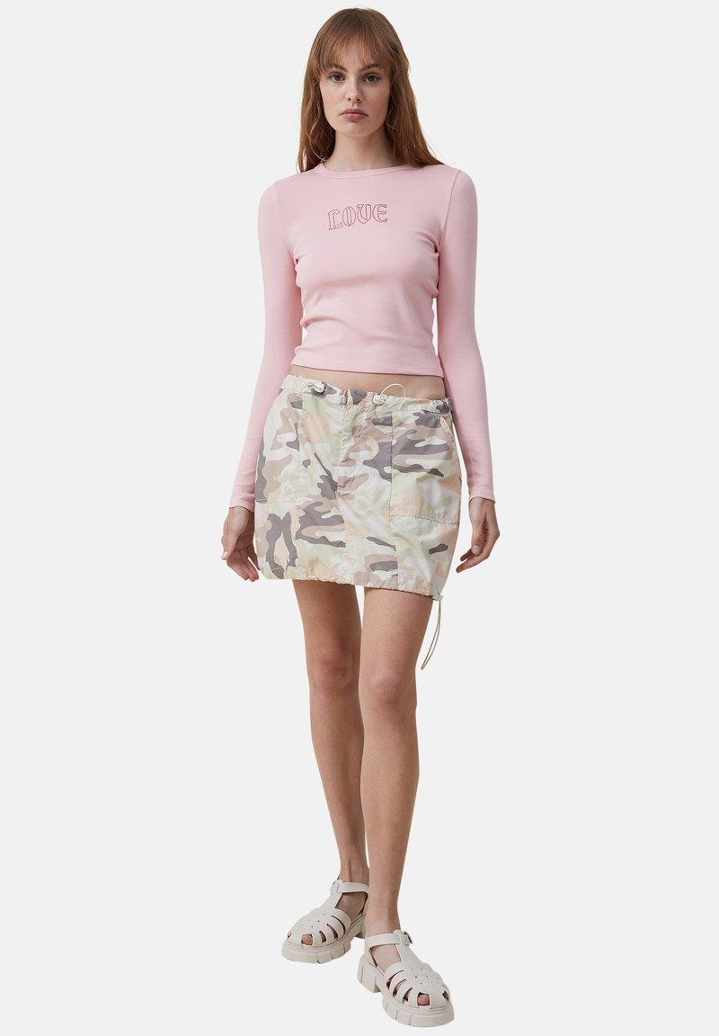 Cotton On Longsleeve donkerroze