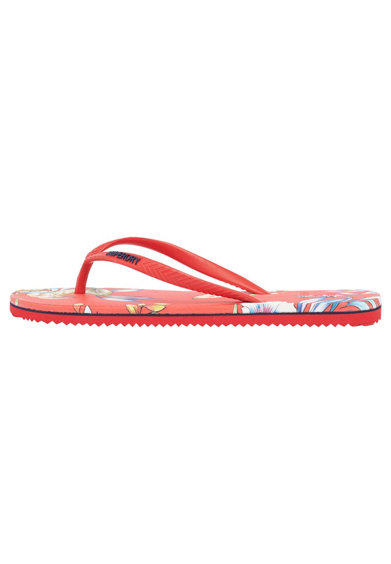 Superdry & Co Badslippers rood Superdry & Co Badslippers rood