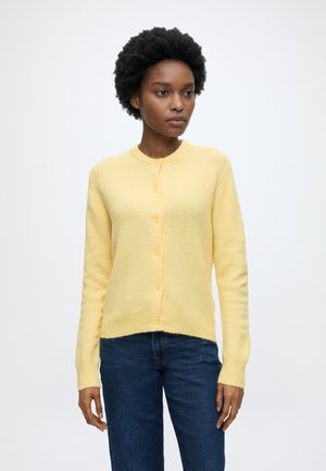 Samsøe Samsøe NOR SHORT CARDIGAN - Cardigan - straw