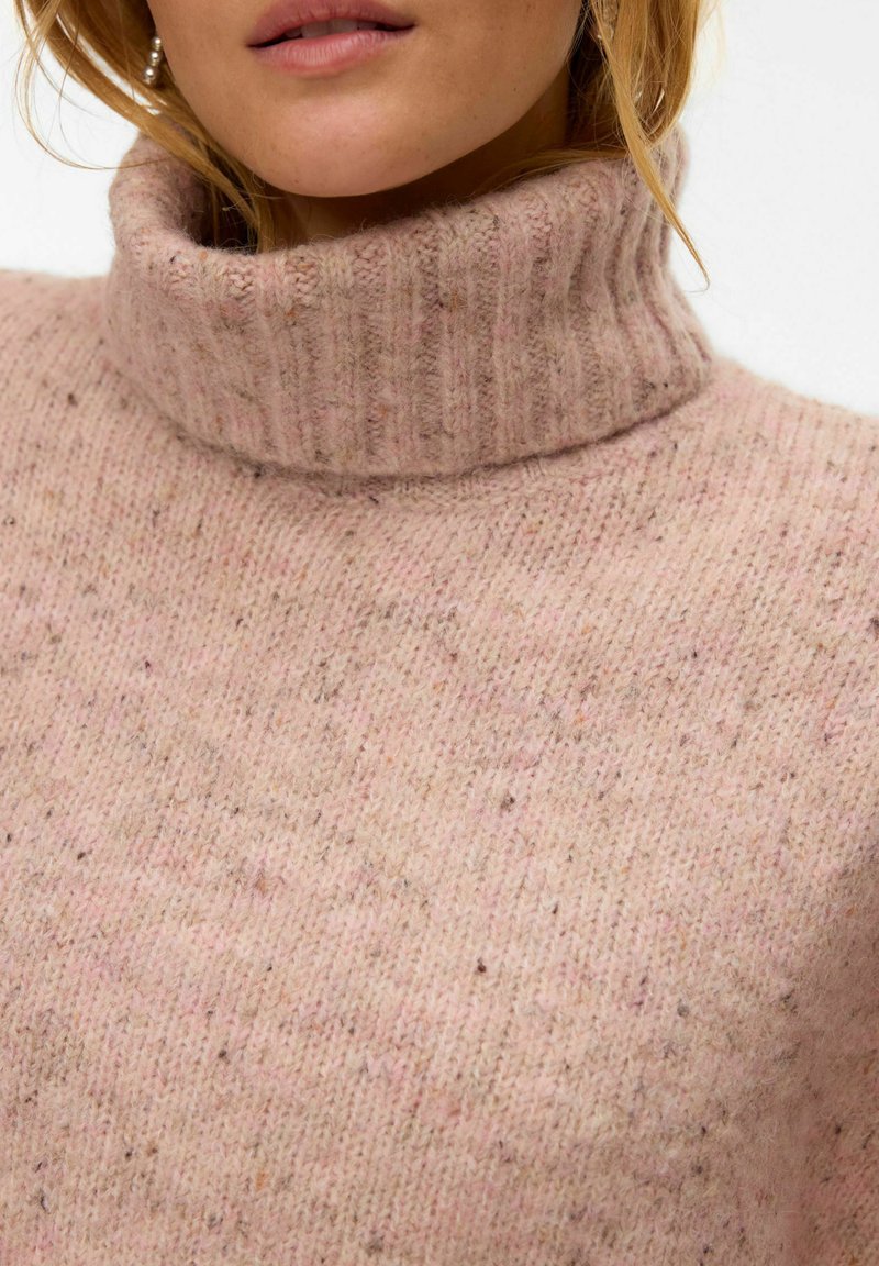 VERO MODA Vmingrid Ls Pull à col rond Boo, Pink Dogwood