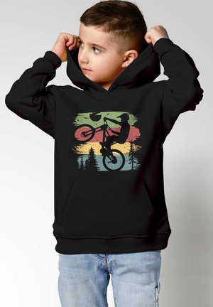 MoonWorks FÜR BMX FANS MOUNTAINBILKE  - Hoodie - schwarz