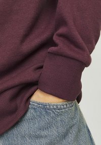 Jack & Jones LOGO  - Jersey con capucha - vineyard wine