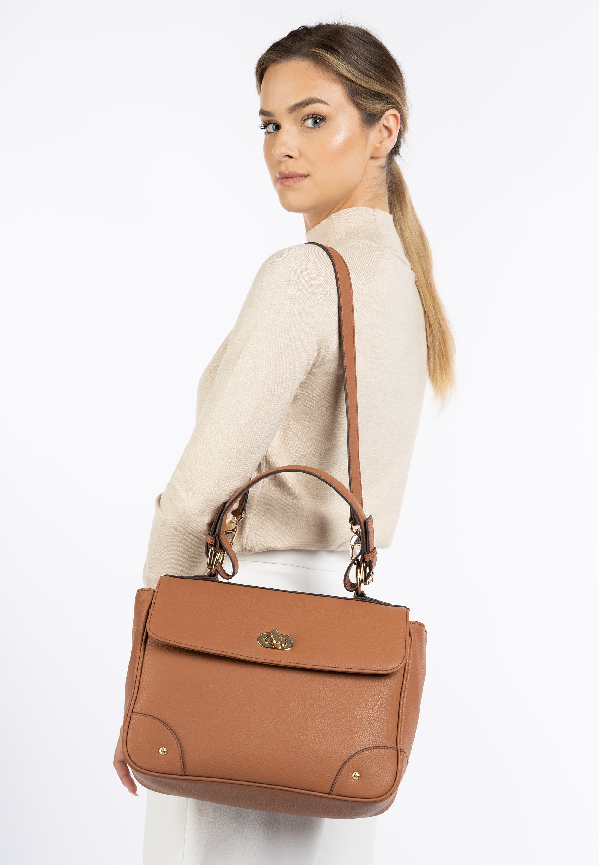 DreiMaster DREIMASTER KLASSIK HANDTASCHE BARADELLO - Handtas -  hellkamel/camel - Zalando.nl