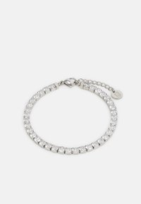 TENNIS BRACELET ESSENTIAL - Pulsera - silver-coloured/white