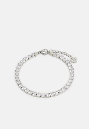 TENNIS BRACELET ESSENTIAL - Armband - silver-coloured/white