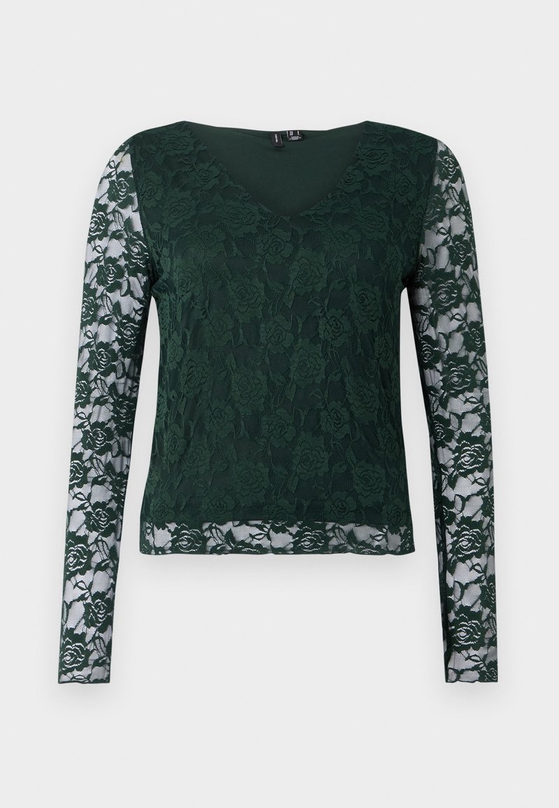 Vero Moda Longsleeve donkergroen Vero Moda Longsleeve donkergroen