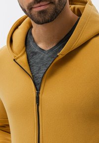 Ombre WITH PRINTS  - Sudadera con cremallera - mustard