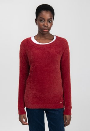INFLUENCER CREW-NECK - Maglione - cognac