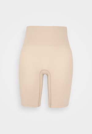 GIRDLE BIKER SEAMLESS - Leggings - Stockings - beige