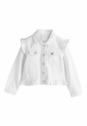 Next, FRILL SHOULDER REGULAR FIT - Spijkerjas - white