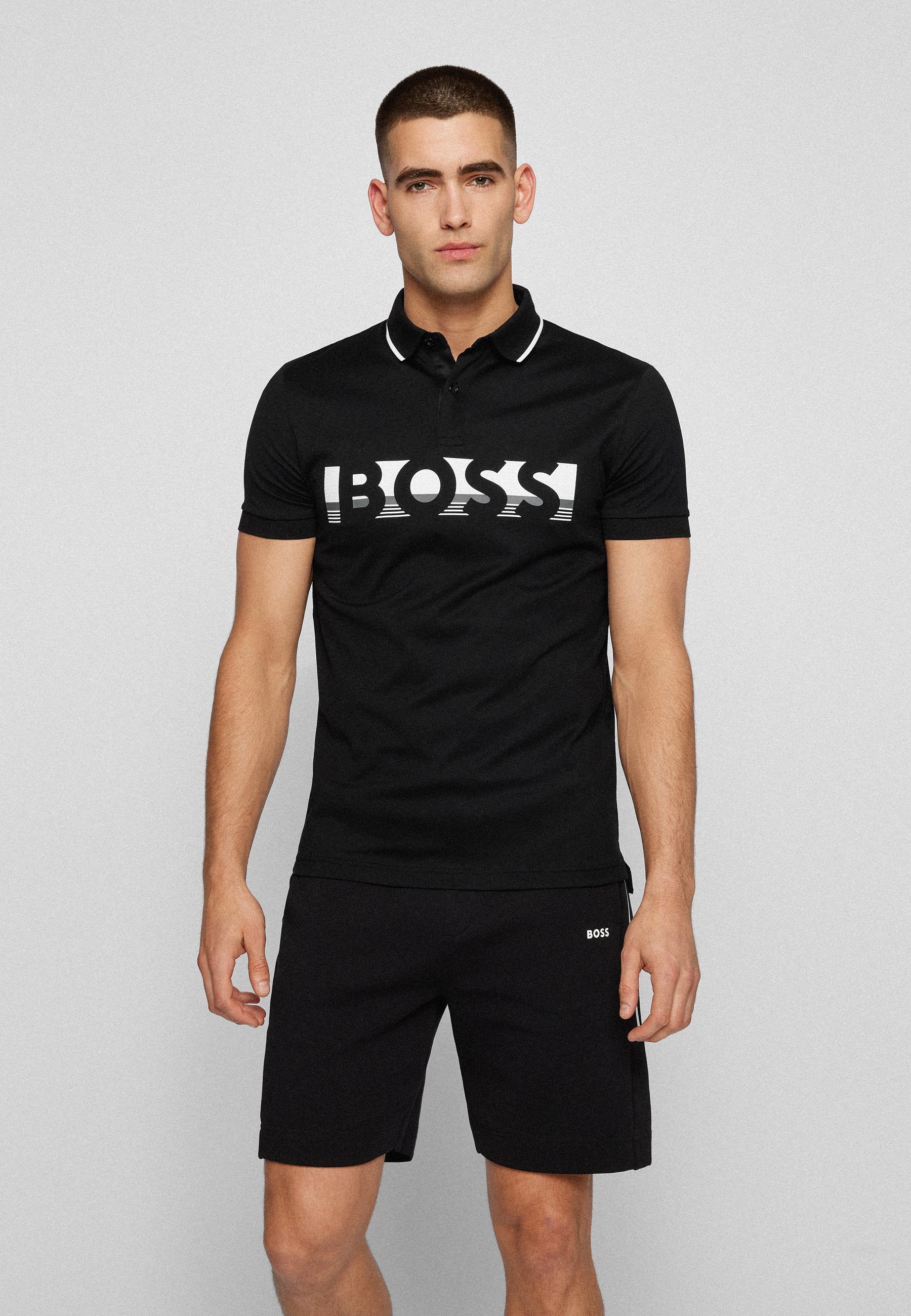 BOSS PAVEL - Polo shirt - black 