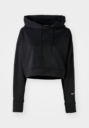 Nike Performance HOODIE - Mikina s kapucňou - black/white
