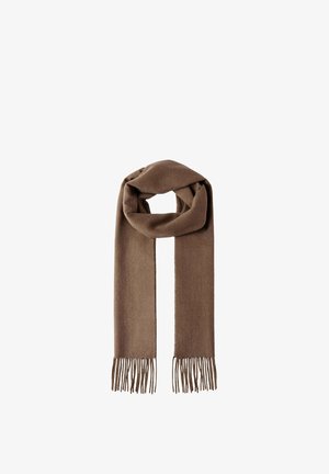 Hackett London, HACKETT LONDON SCARF SOLID PATCH CASH - Sjaal - putty beige