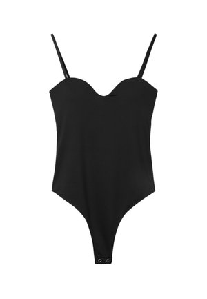 Stradivarius, PADDED CUP BODYSUIT - Débardeur - black