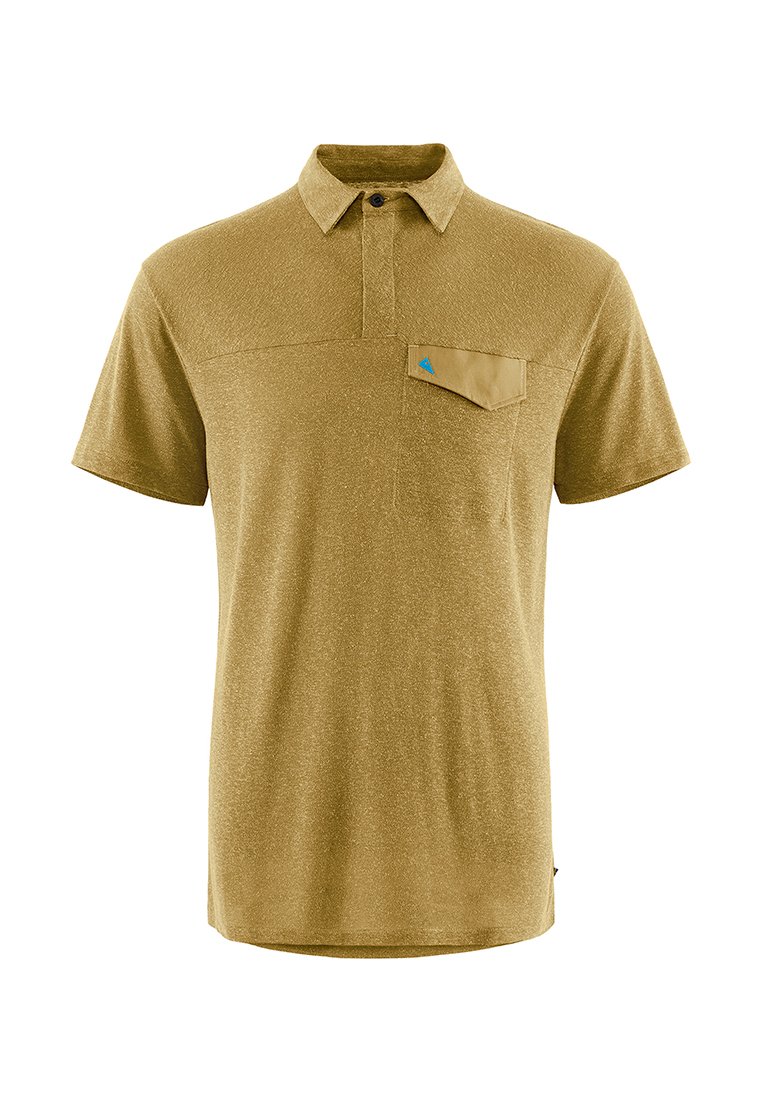 Klättermusen Poloshirt okergeel Klättermusen Poloshirt okergeel