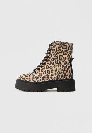SKYLAR - Lace-up ankle boots - brown/multi-coloured