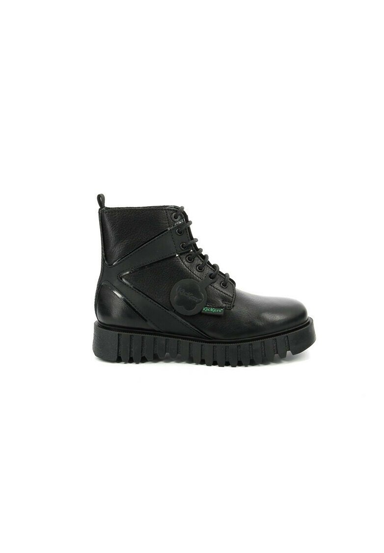 Chaussures à Talons Kickers Noires Taille 36 - Cuir Véritable Occasion Ultra Sexy TBE