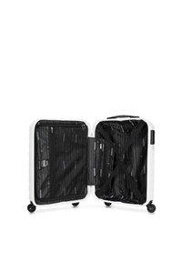 WITTCHEN SMALL SUITCASE WITH LUGGAGE TAG FROM ABS - Trolley - white