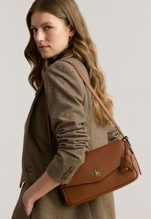 Lauren Ralph Lauren, NAPPA LEATHER MEDIUM FARRAH SHOULDER BAG - Handtas - tan