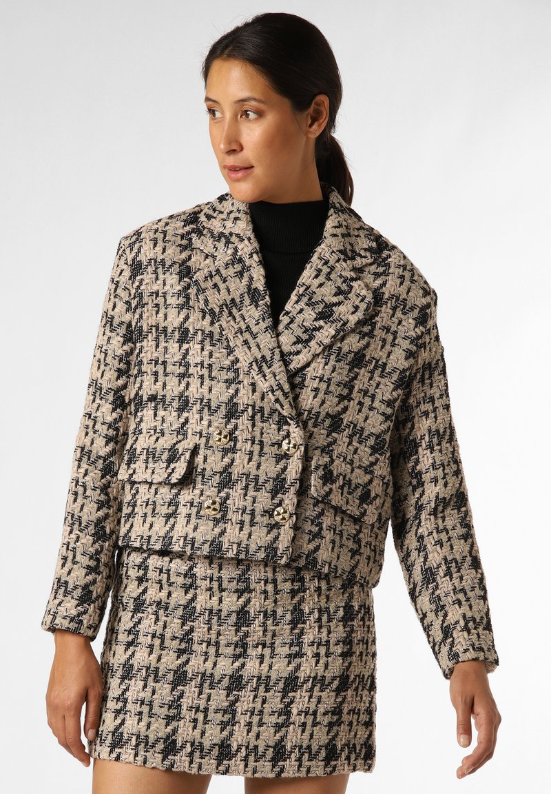 Marie Lund Blazer - beige schwarz