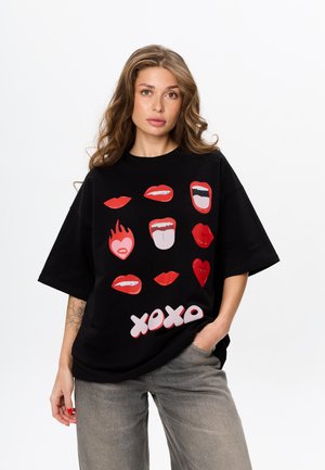 T-Shirt print - black