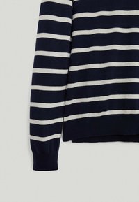 Massimo Dutti Stickad tröja - dark blue