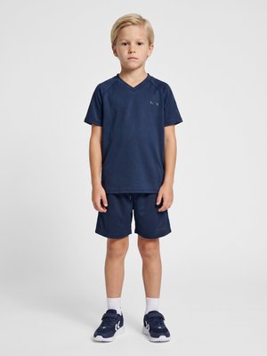 Hummel, HUMMEL HMLJR REG ACTIVE SHORTS UNISEX - Tracksuit bottoms - dress blues