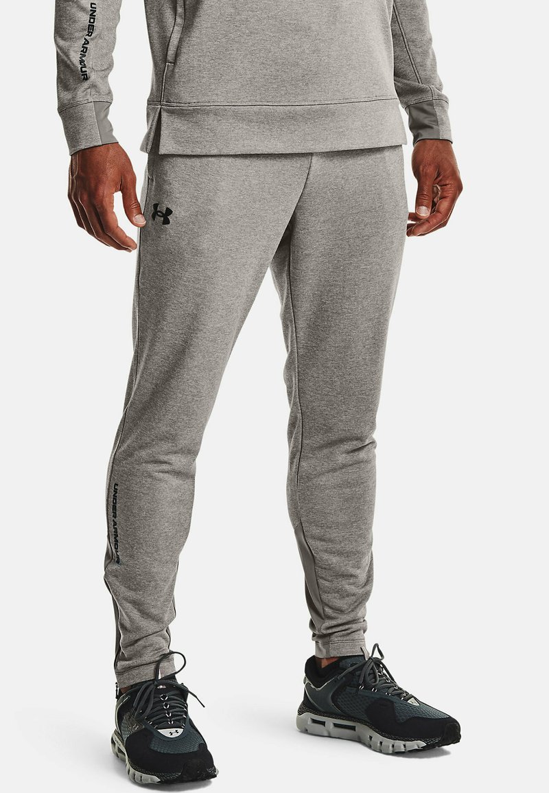 Under Armour TERRY Tracksuit bottoms mottled light grey Zalando.co.uk