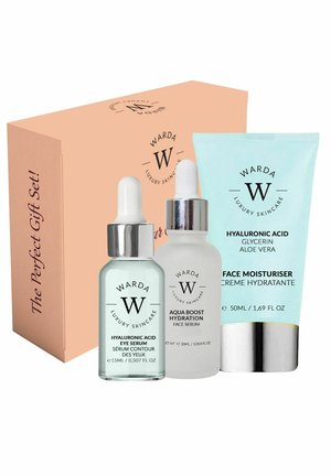 UNIVERAL HYALURONIC ACID MOISTURISER 50ML SKIN HYDRATION EYE SERUM 15ML  AQUA HYDRATION FACE 30ML - Gesichtspflegeset - multi coloured