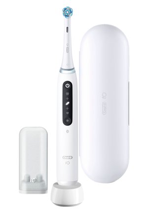 ORAL-B ELEKTRISCHE ZAHNBÜRSTE - IO 5 + REISEETUI - QUITE WHITE - Electric toothbrush - quite white