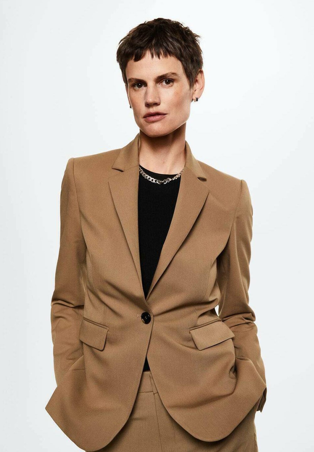 Mango BOREAL - Blazer - mittelbraun/bruin - Zalando.nl
