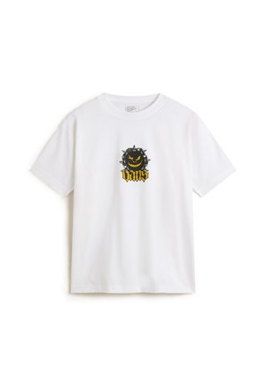HAPPY SPIKE - T-Shirt print - white