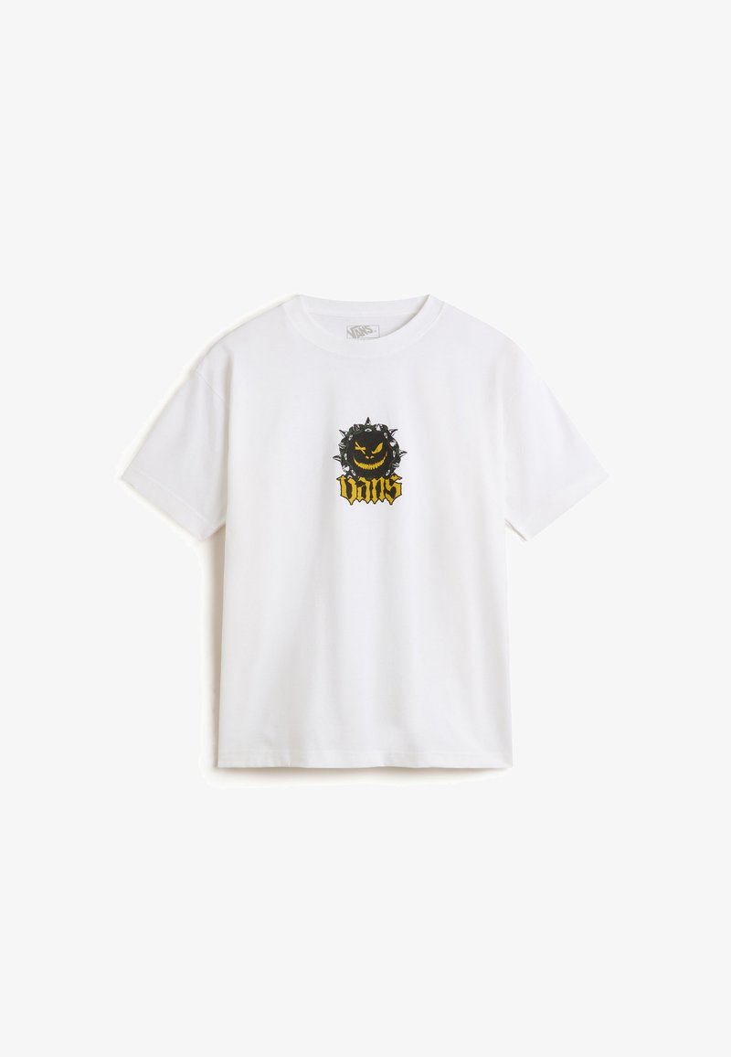 Vans HAPPY SPIKE - Camiseta estampada - white