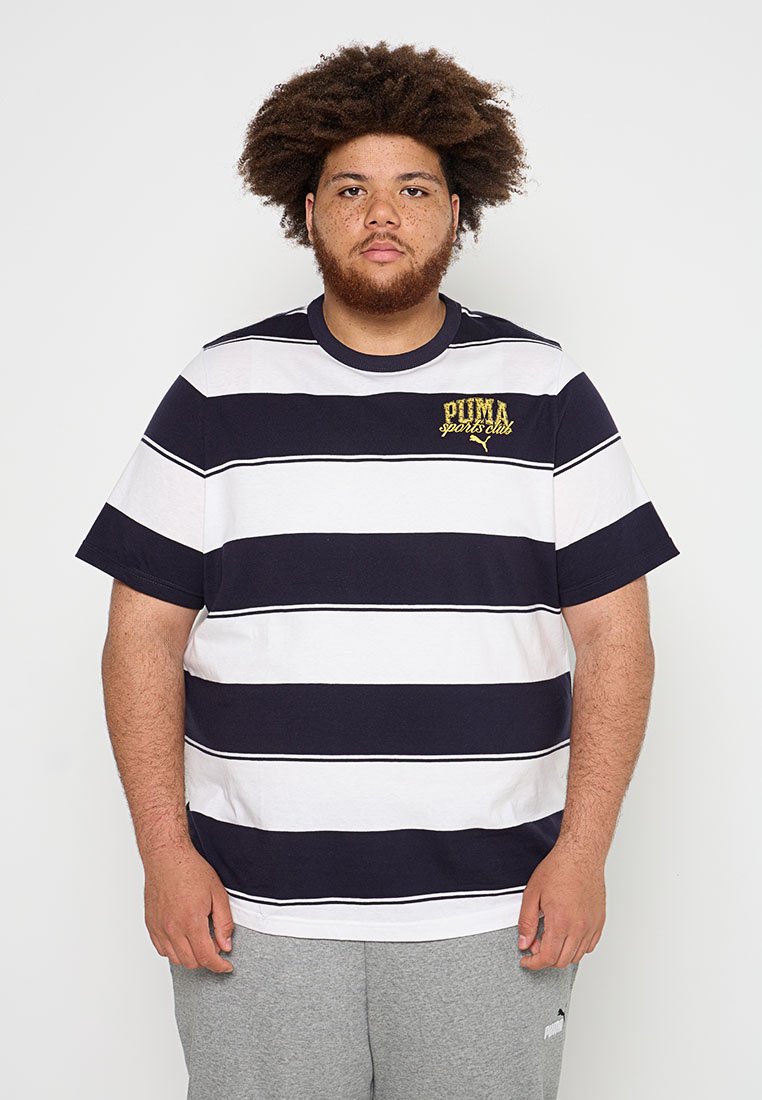 Puma T-shirt print donkerblauw