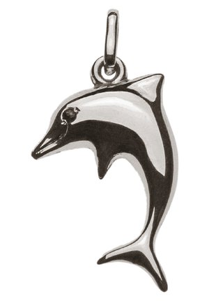 MUAU Schmuck Anhänger - weissgold