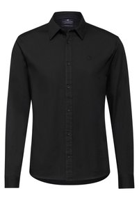 POPELINE STRETCH - Formal shirt - schwarz