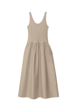 & OTHER STORIES, & OTHER STORIES TANK MIDI DRESS - Jurk - beige
